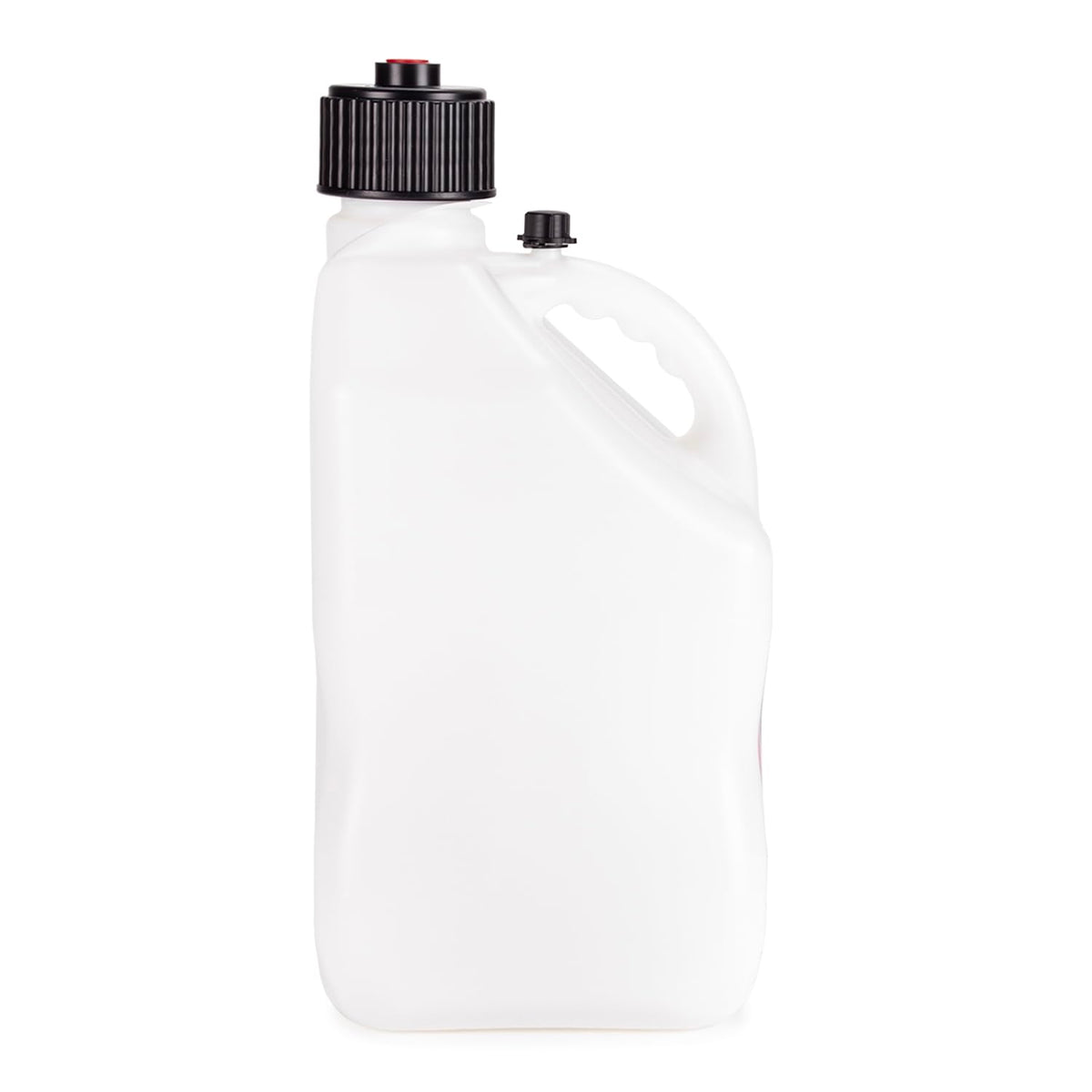 5.5 Gallon Square Motorsport Jug White with Filler Hose M645644
