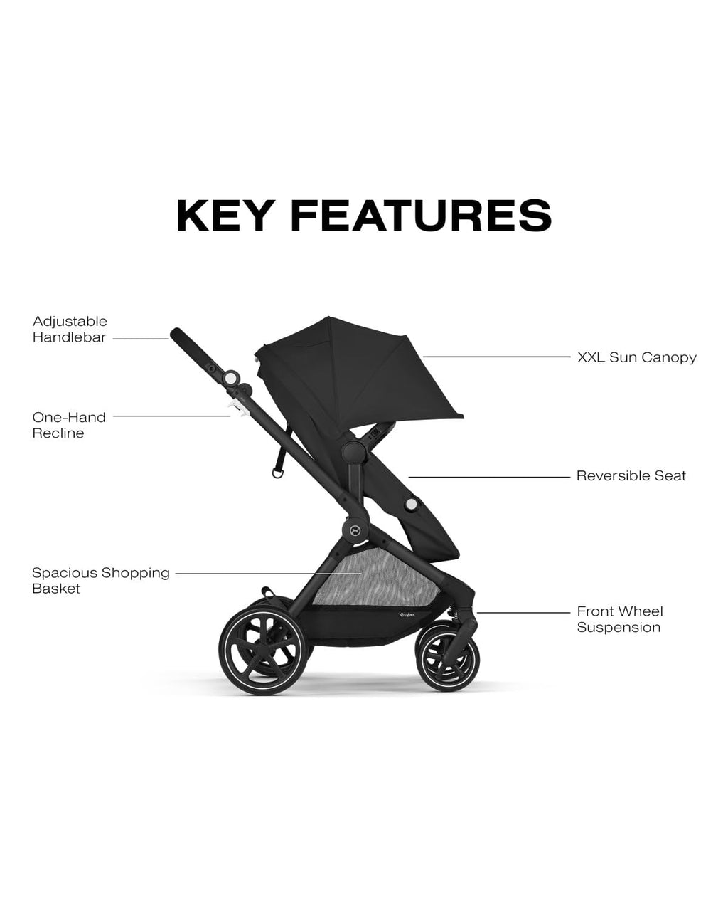 2-in-1 Baby Stroller and Car Seat Combo K74010