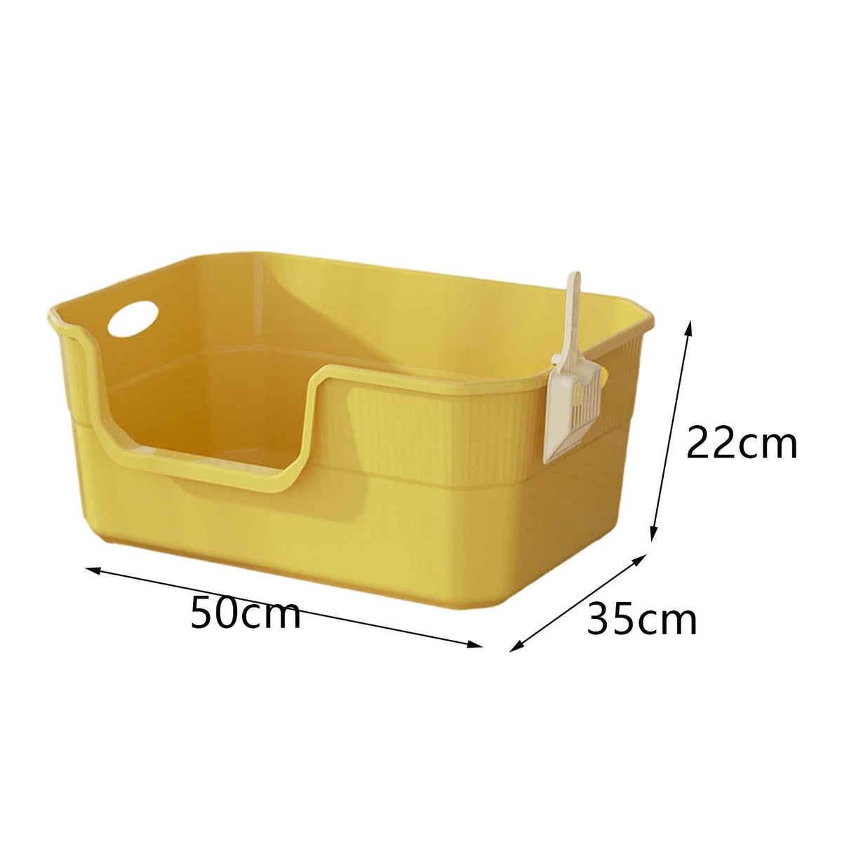 Open Top Cat Litter Tray with Frame PP X74341