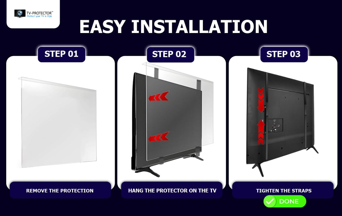 39-40 inch TV Screen Protector for LCD, LED, OLED and QLED 4K HDTV Q343815