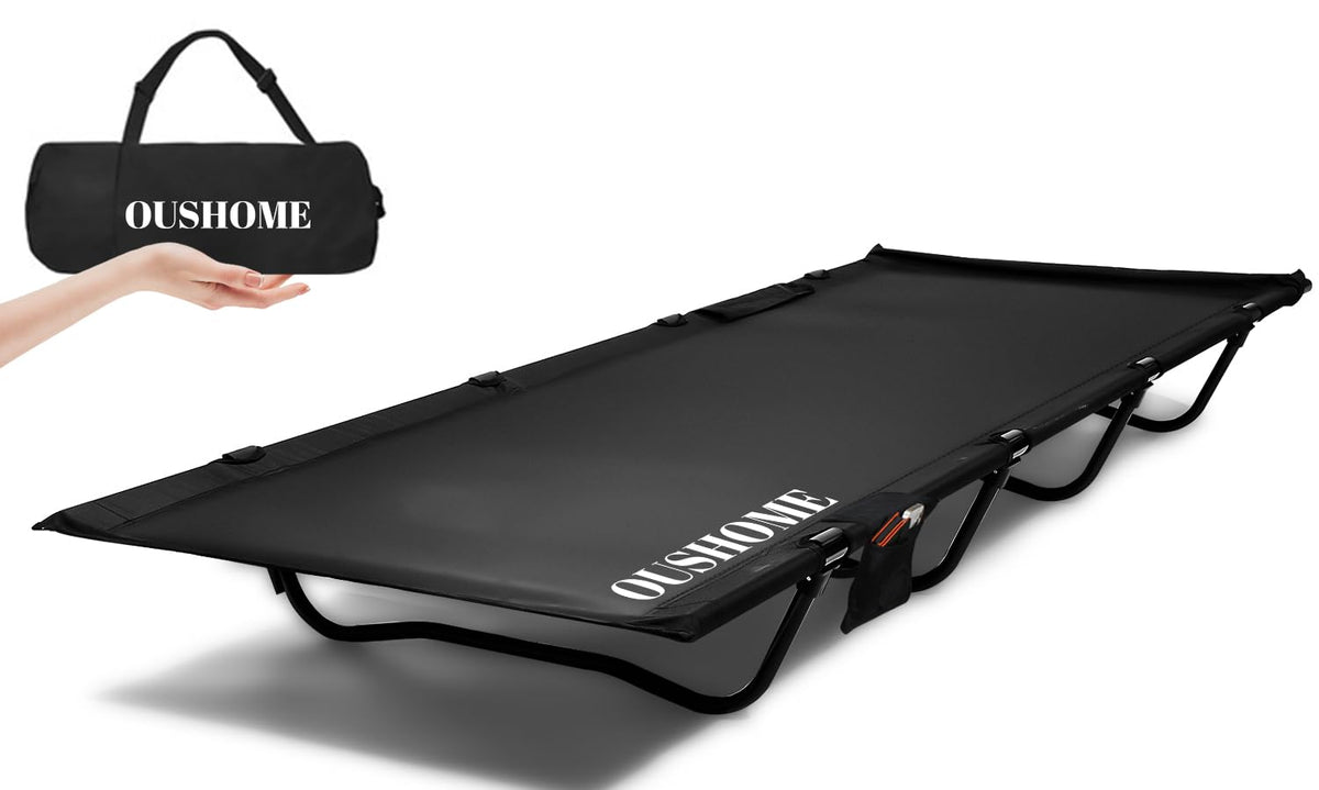 Ultralight Folding Camping Cot 4-Legs 352 lbs O317