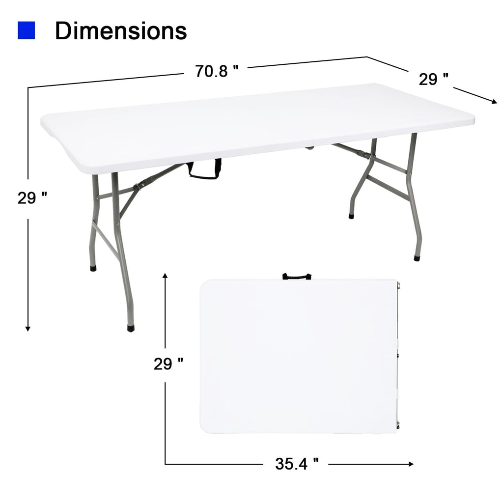White Folding Table Y6036