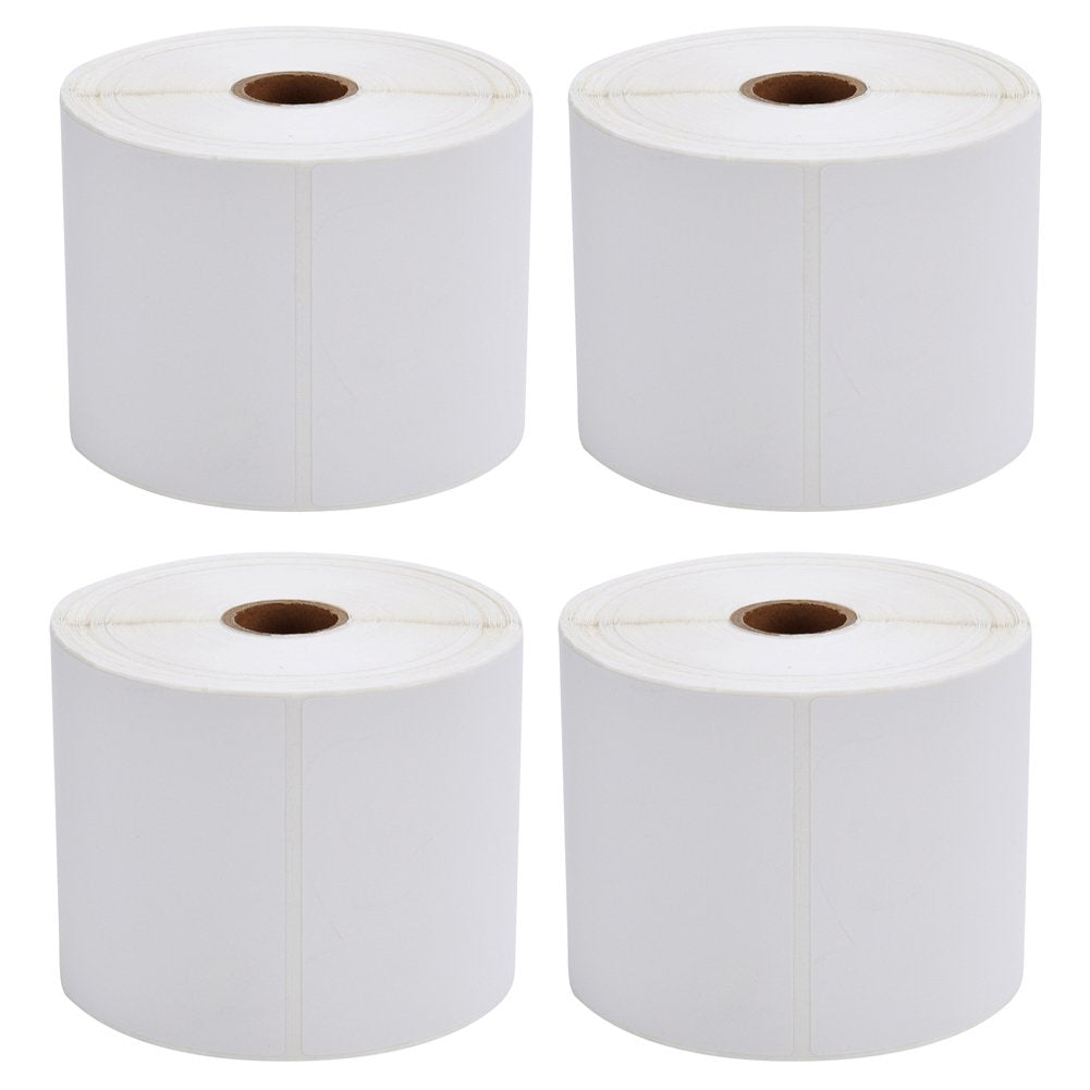 4x6 Direct Thermal Shipping Labels, 4 Rolls, 450 Labels/Roll E77564