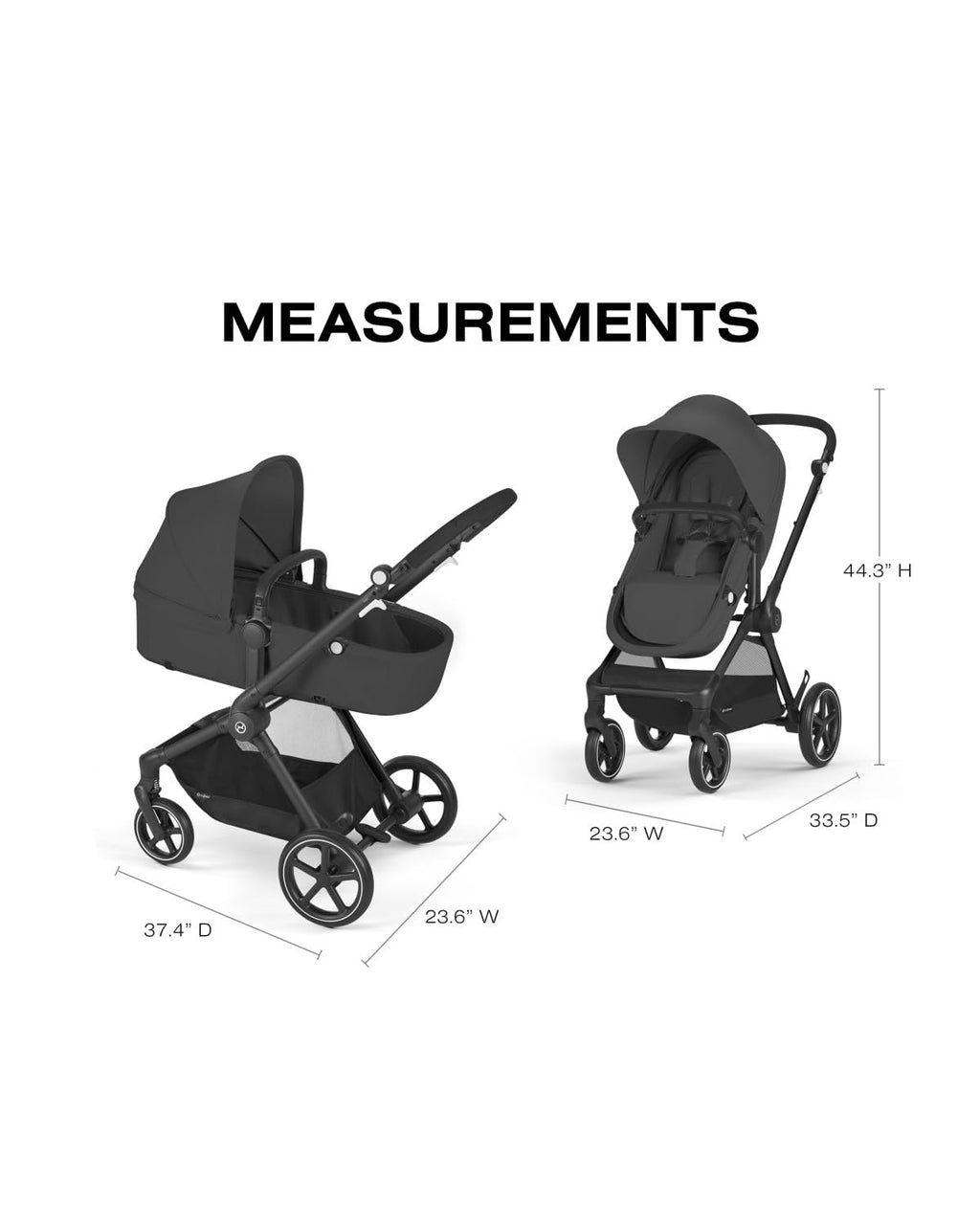 2-in-1 Baby Stroller and Car Seat Combo K74010