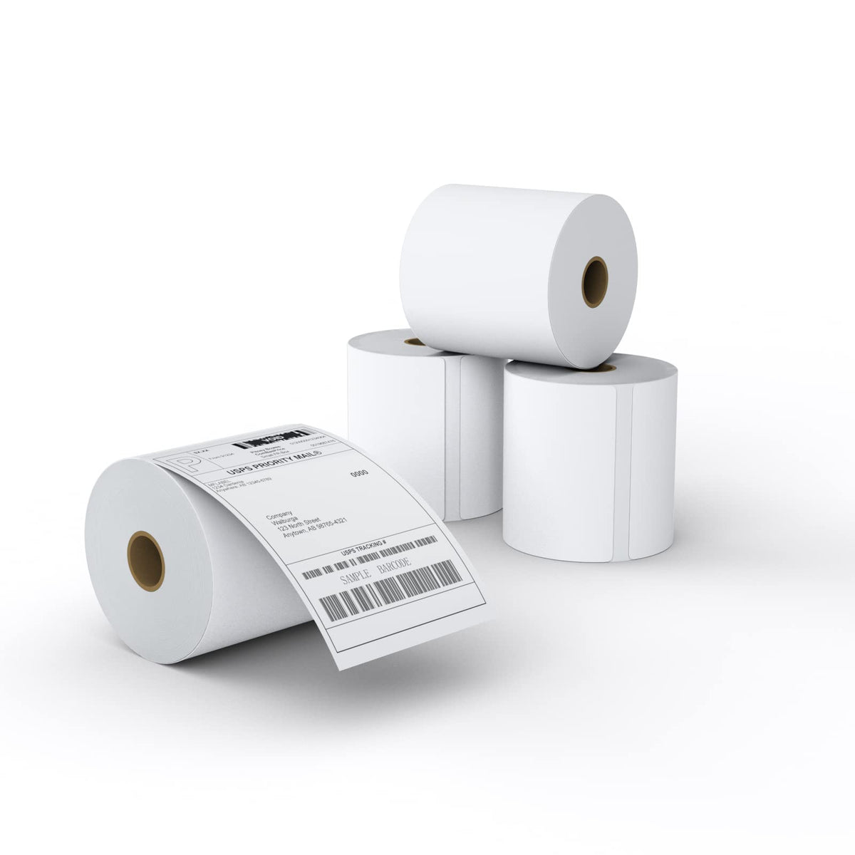 4x6 Direct Thermal Shipping Labels, 4 Rolls, 450 Labels/Roll E77564