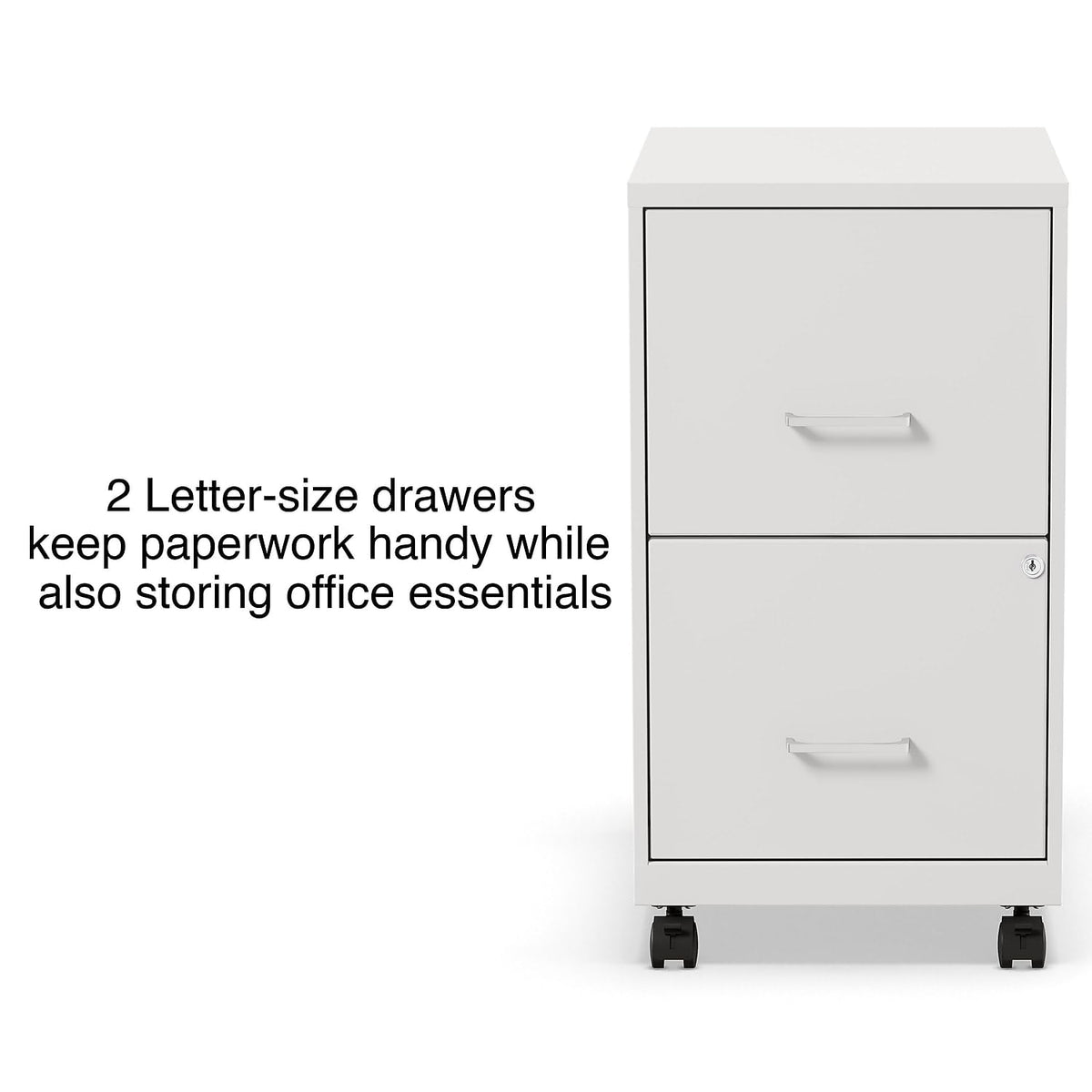2 Drawer Letter Size Lockable File Cabinet W162321
