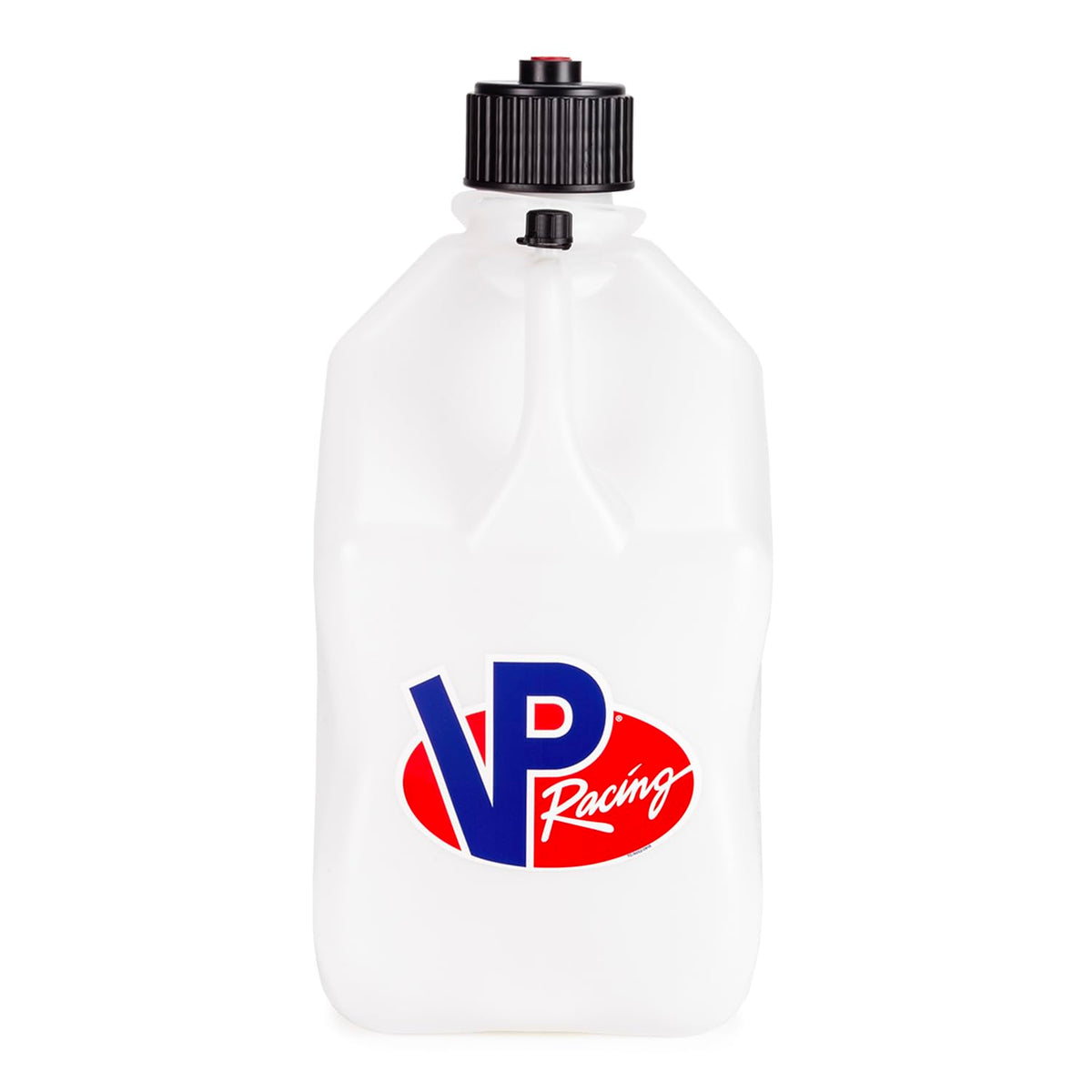 5.5 Gallon Square Motorsport Jug White with Filler Hose M645644