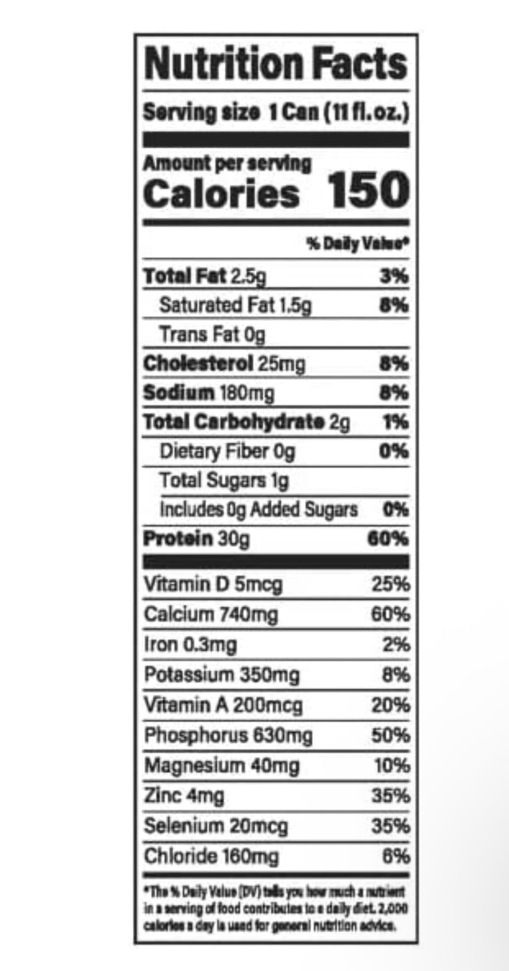 Chocolate 12 Pack High Protein Milk Shake 30g Protein 1g Sugar M30675