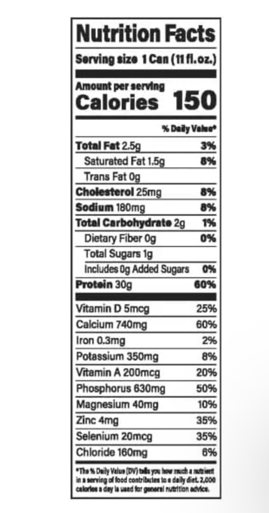 Chocolate 12 Pack High Protein Milk Shake 30g Protein 1g Sugar M30675