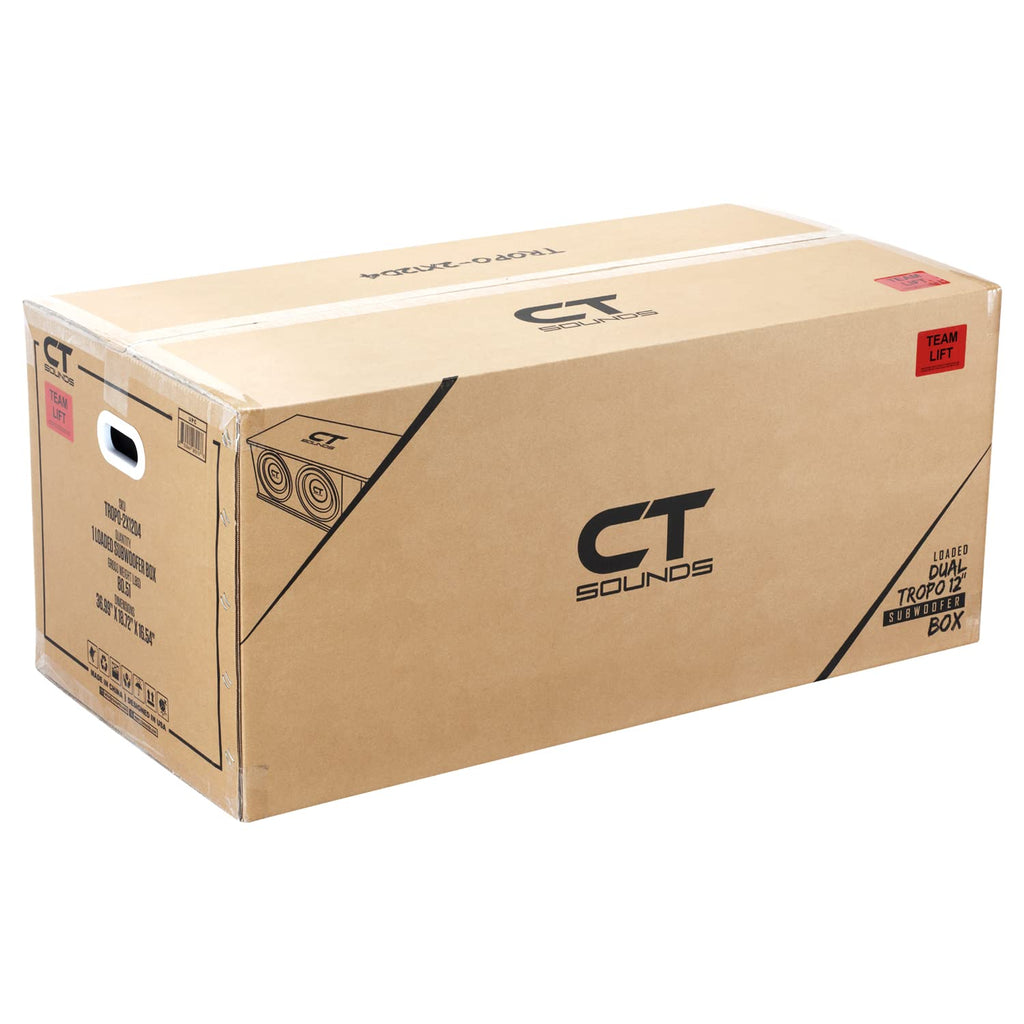Dual 12” 2600W Ported Car Subwoofer Box H316369