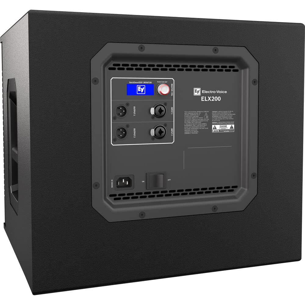 18" 1200W Powered Subwoofer with Padded Cover L8003