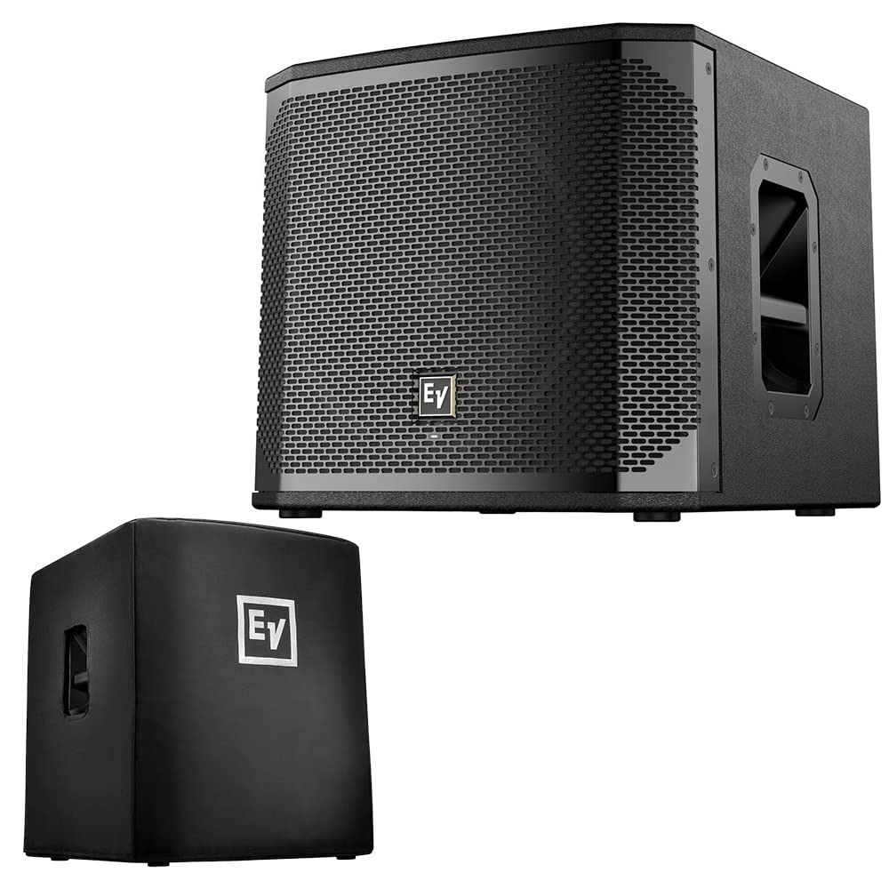18" 1200W Powered Subwoofer with Padded Cover L8003