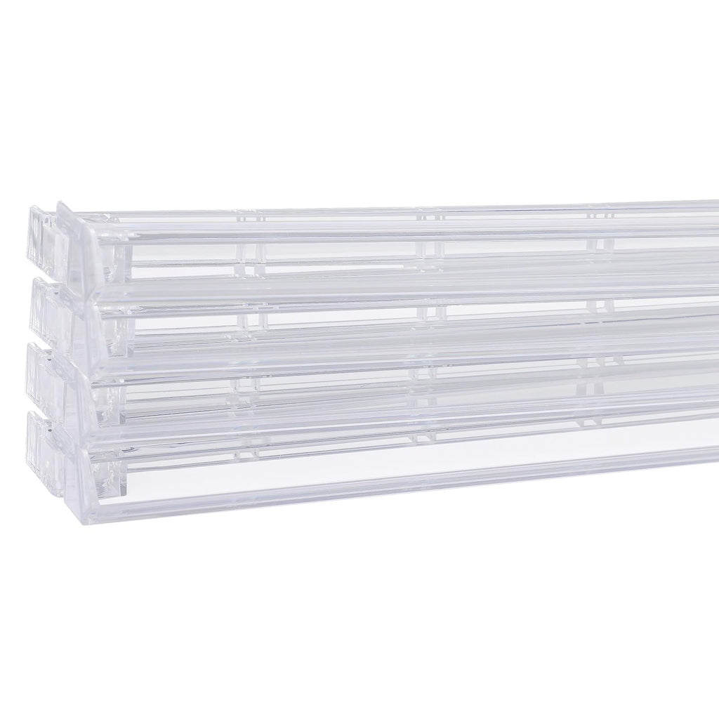 Clear Mahjong Racks with Pushers, 4 Piece Set Z8736