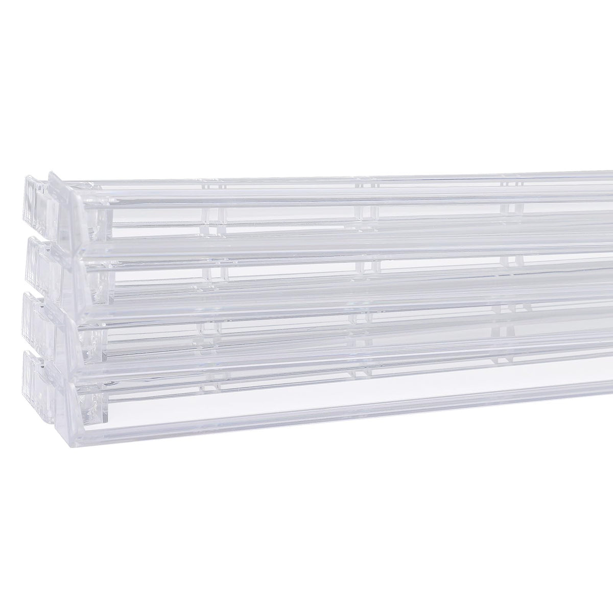 Clear Mahjong Racks with Pushers, 4 Piece Set Z8736