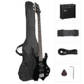 Electric Bass Guitar 4 Strings Black V8784