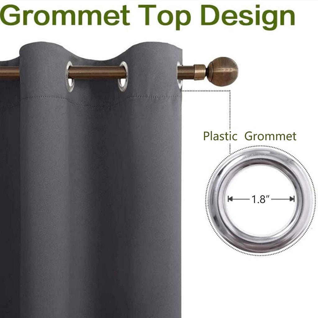 Blackout Door Curtain 34" W X 80" L R9248