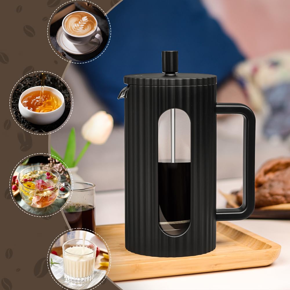12 oz Heat Resistant Borosilicate Glass French Press M664019