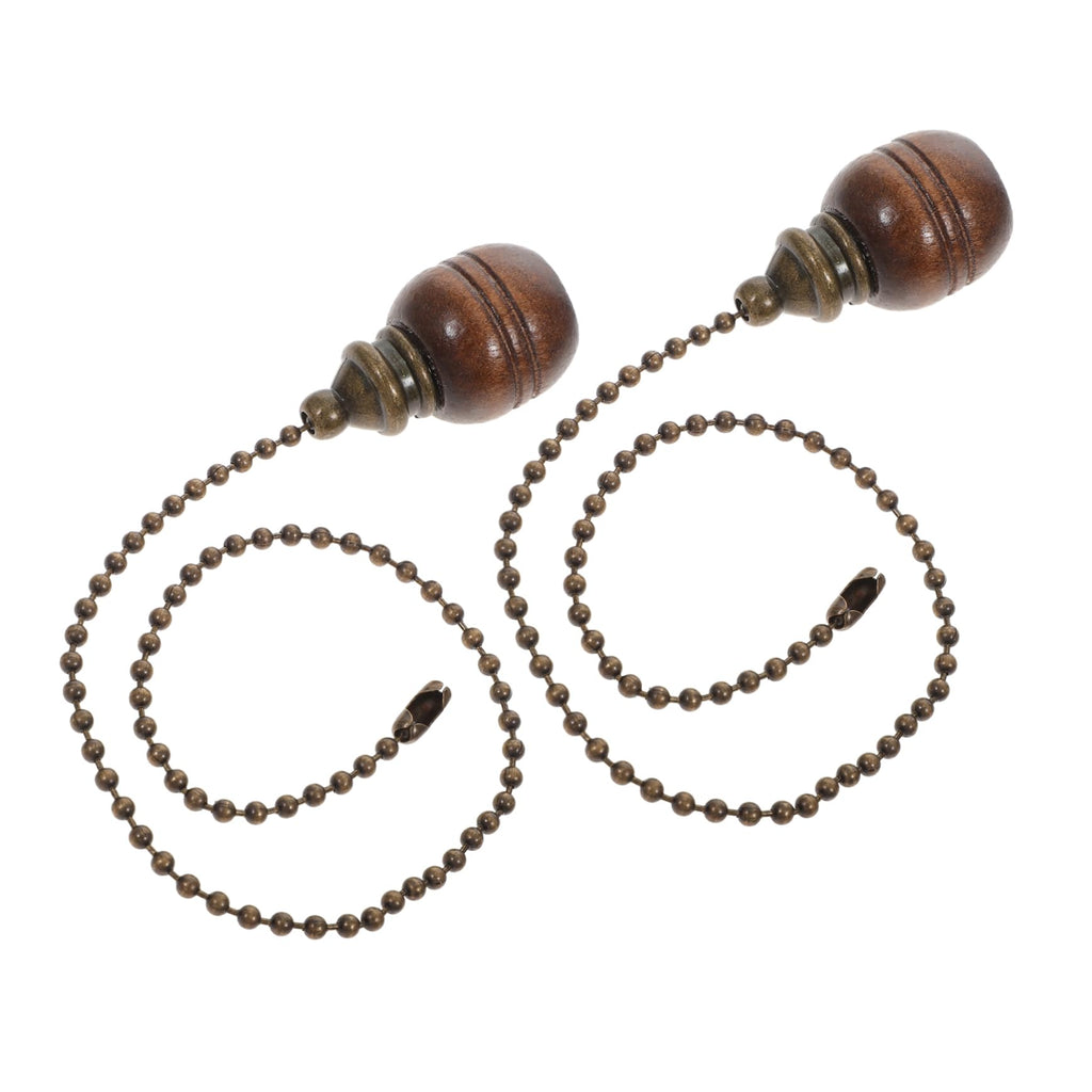 Wooden Ceiling Fan Pull Chain Set of 2 H658