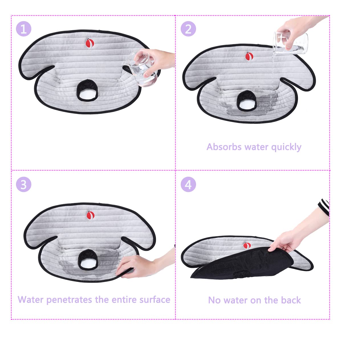 Waterproof Potty Training Car Seat Protector Cover U74868