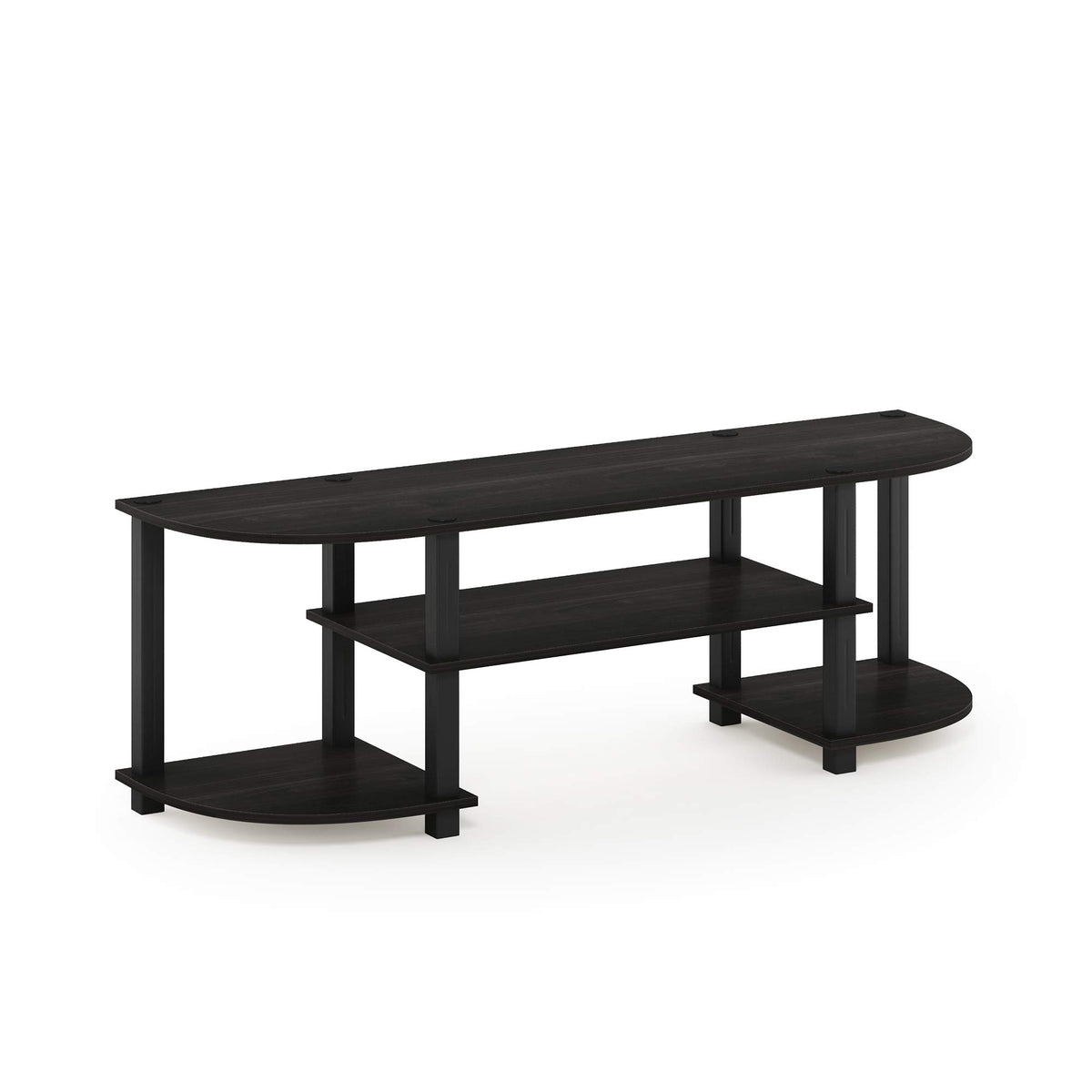 Espresso/Black TV Entertainment Center I142
