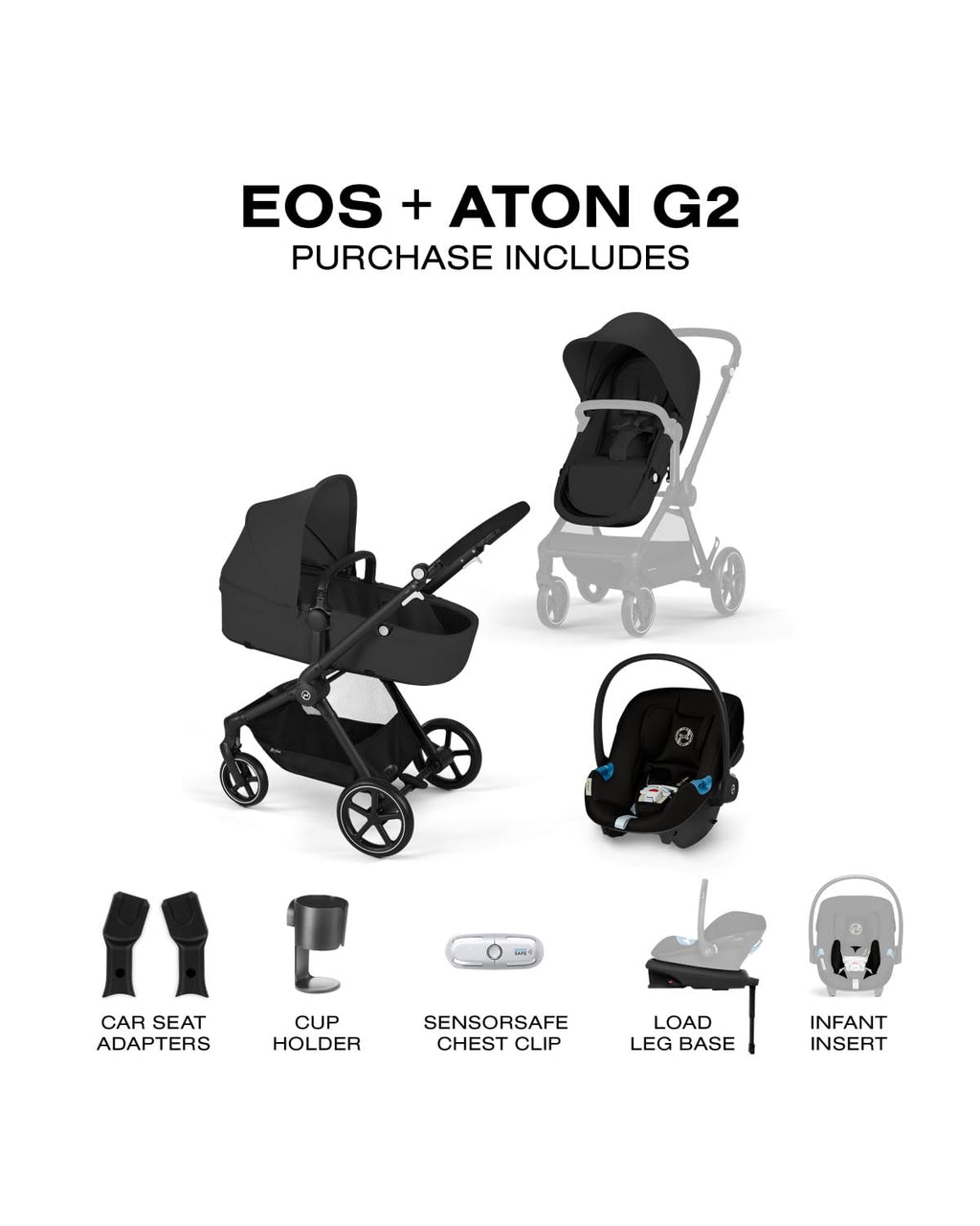 2-in-1 Baby Stroller and Car Seat Combo K74010