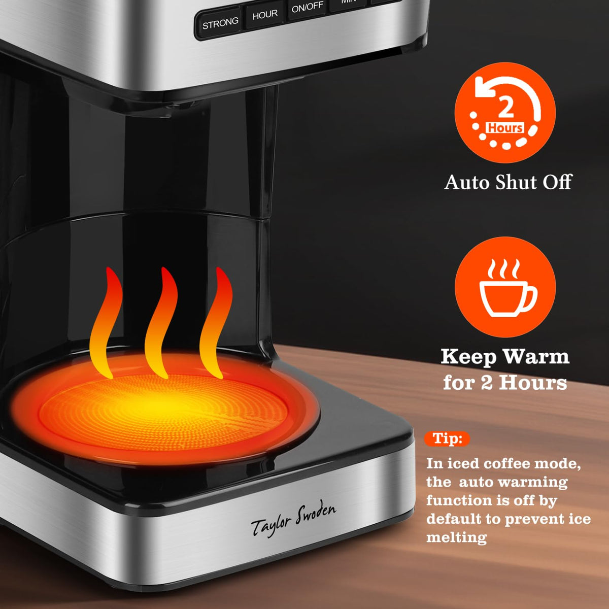 Programmable 12 Cup Drip Coffee Maker V67136