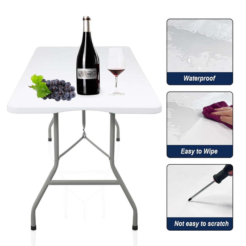 White Folding Table Y6036