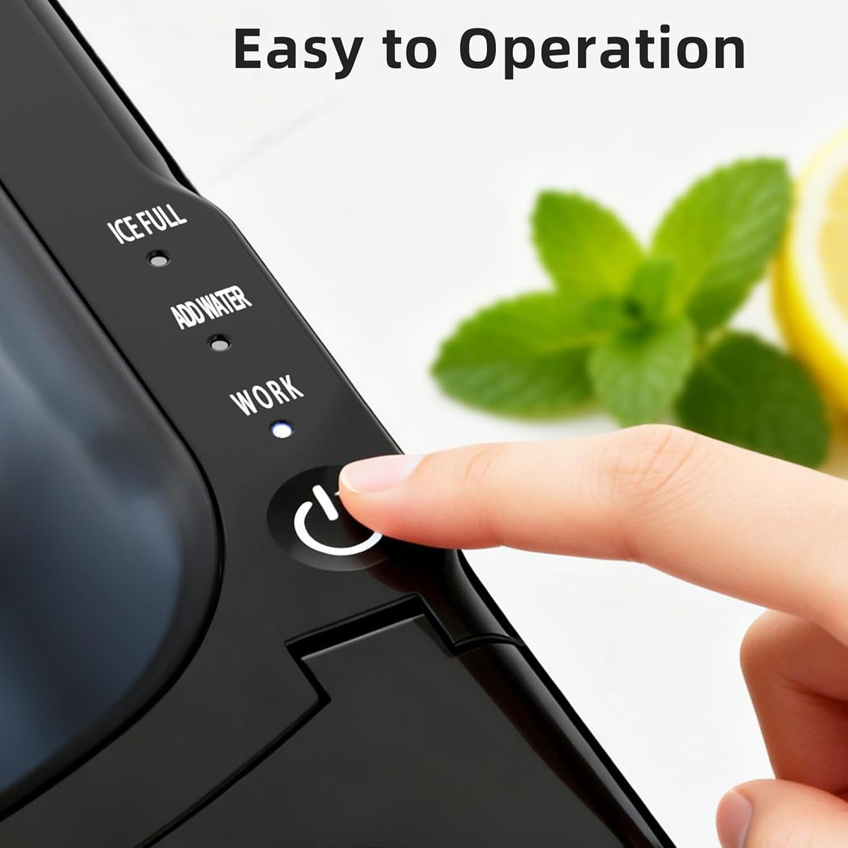 Black Countertop Ice Maker Machine Z9505