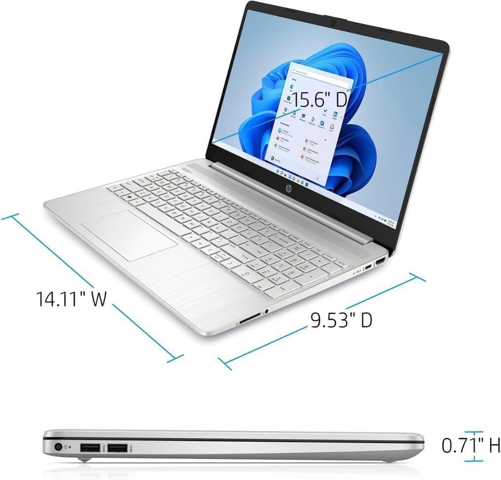 15.6" FHD Laptop, 12th Gen Intel Core i3, 8GB RAM, 256GB SSD H76058