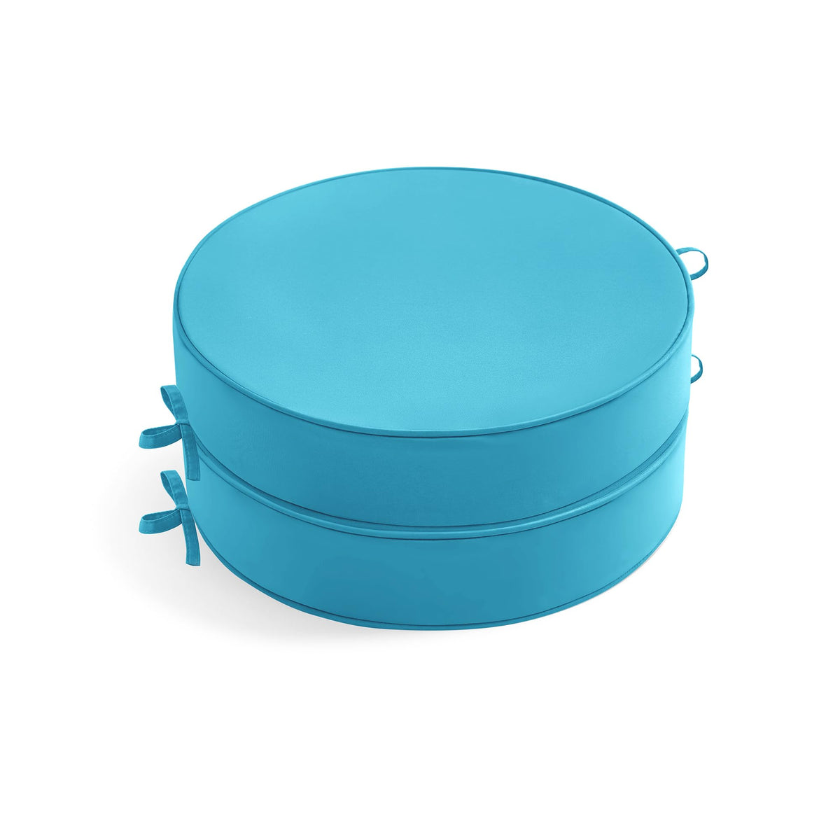 15" Round Waterproof Fade Resistant Chair Cushions Set of 2 V27545
