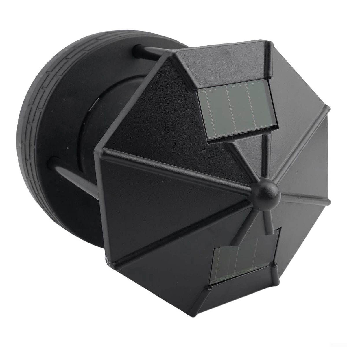 Black Solar Lighthouse Lawn Light A268