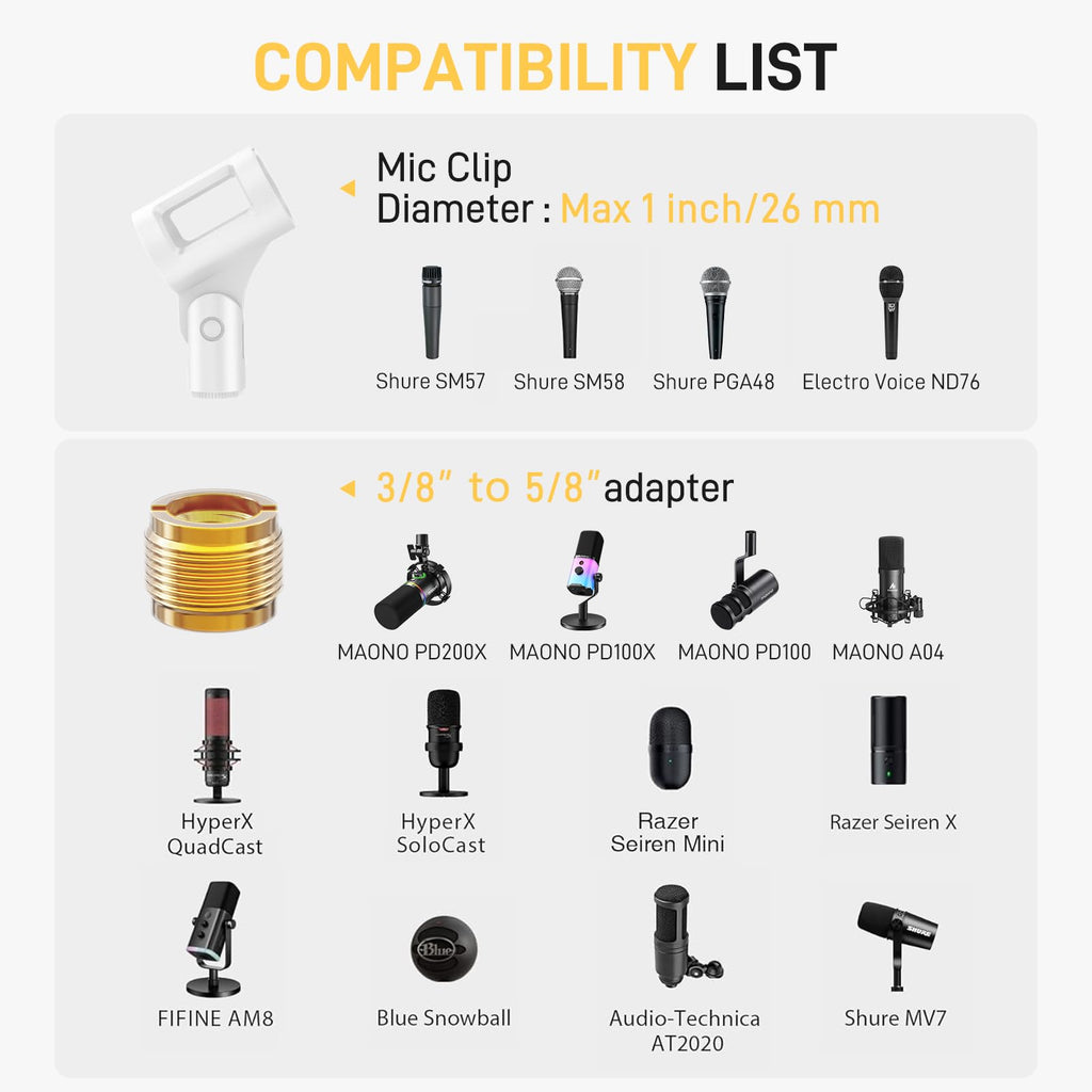 Wireless Condenser Microphone with Boom Arm G82658