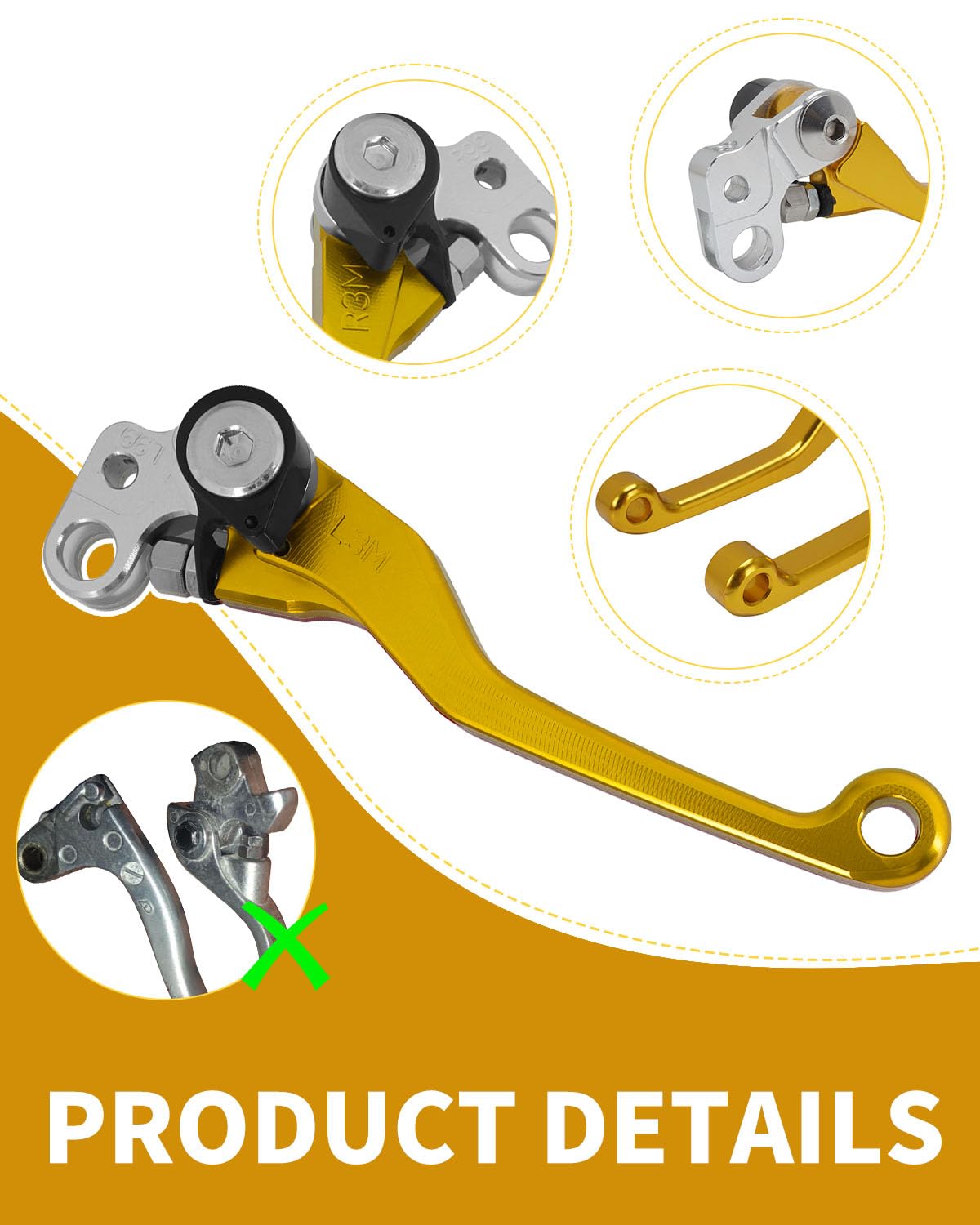 Electric Dirt Bike Brake Levers V488021