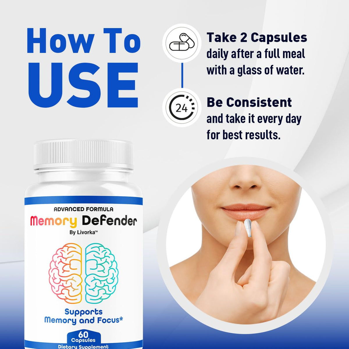 Memory Defender Capsules 300 Capsules S490370