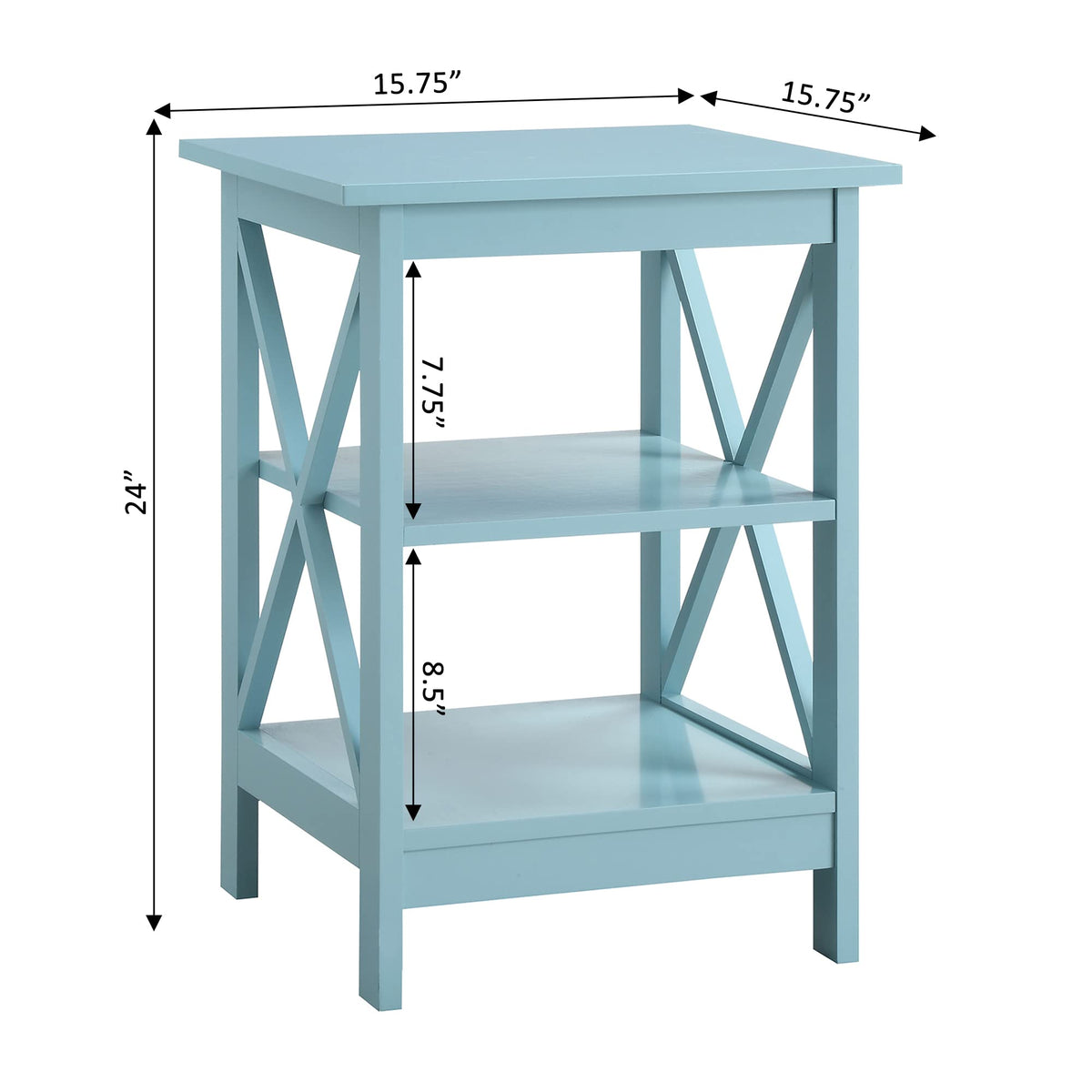 End Table with Shelves H968