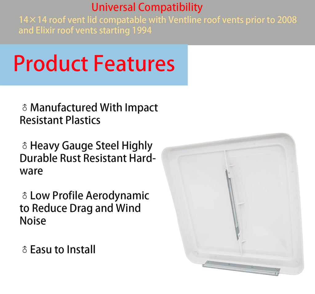 14" x 14" Roof Vent Cover 2 Pack B6952