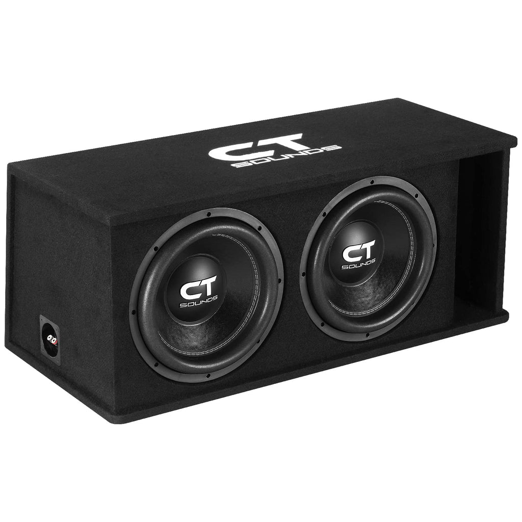 Dual 12” 2600W Ported Car Subwoofer Box H316369