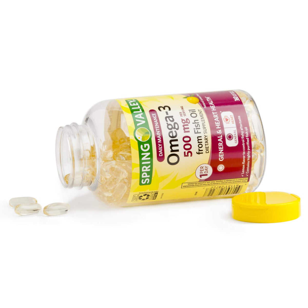Omega-3 500 mg Fish Oil Softgels R787871