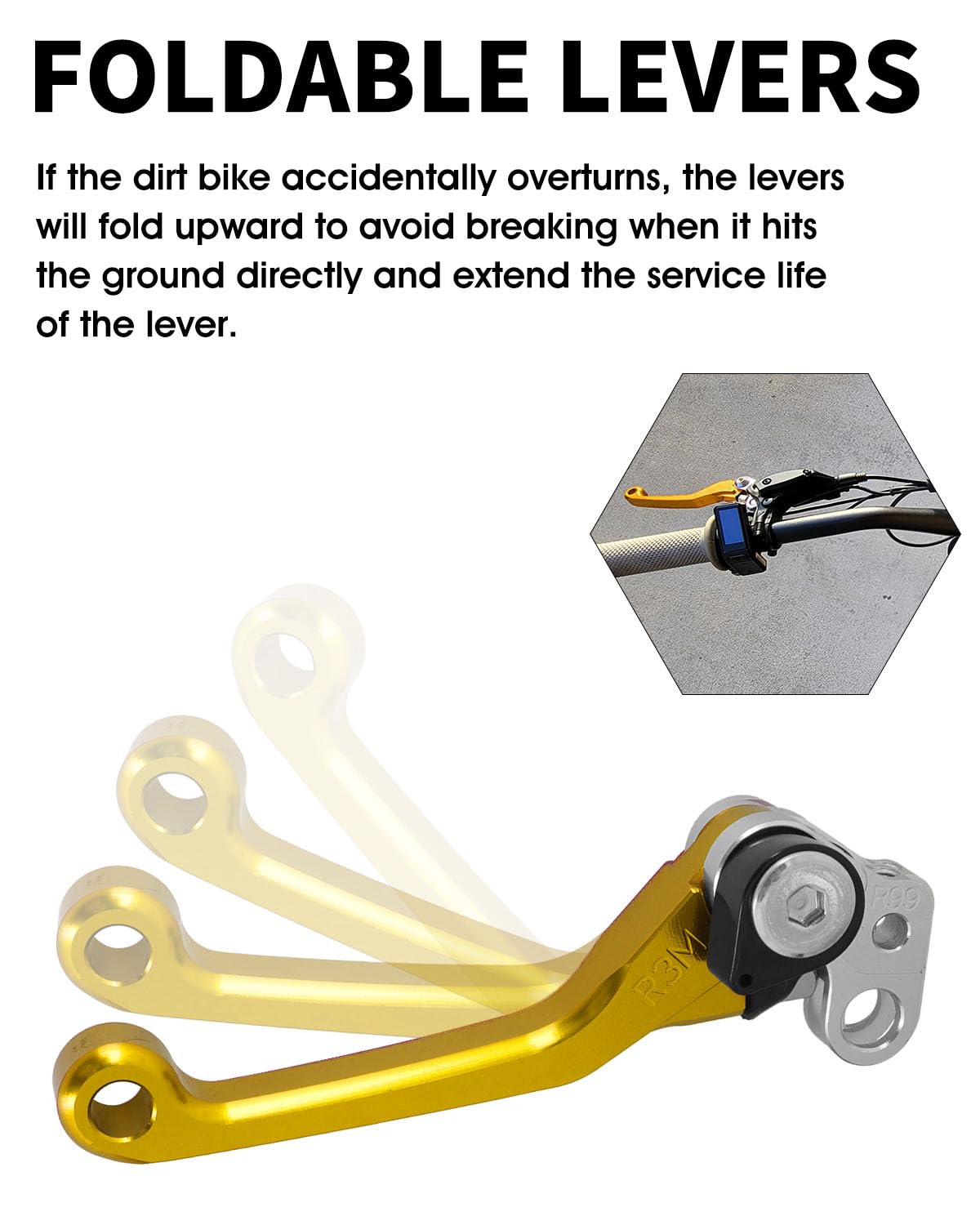 Electric Dirt Bike Brake Levers V488021