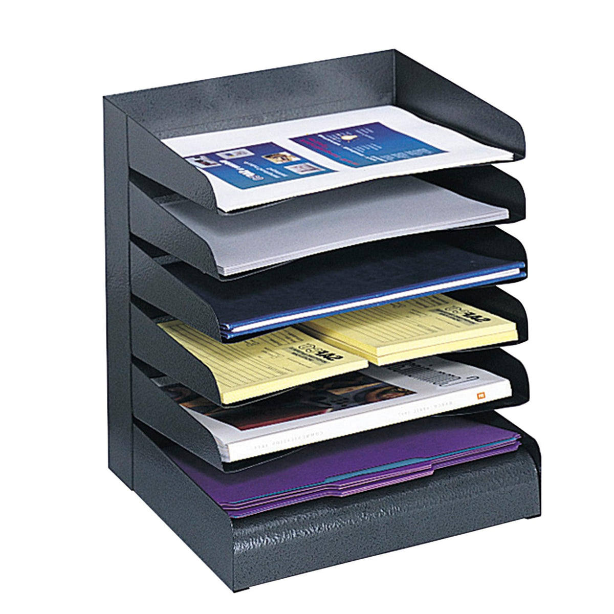6 Shelf Steel Desk Organizer G6589