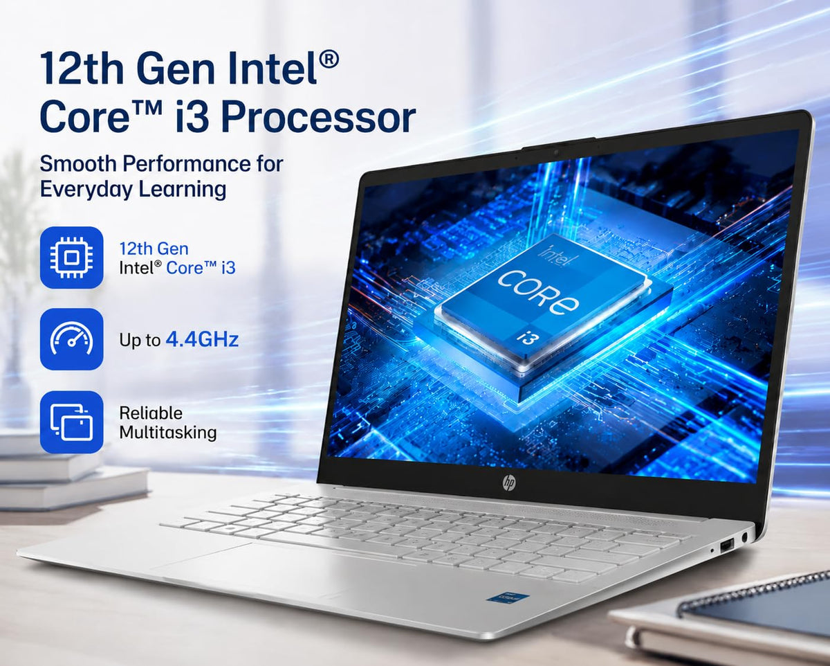 15.6" FHD Laptop, 12th Gen Intel Core i3, 8GB RAM, 256GB SSD H76058