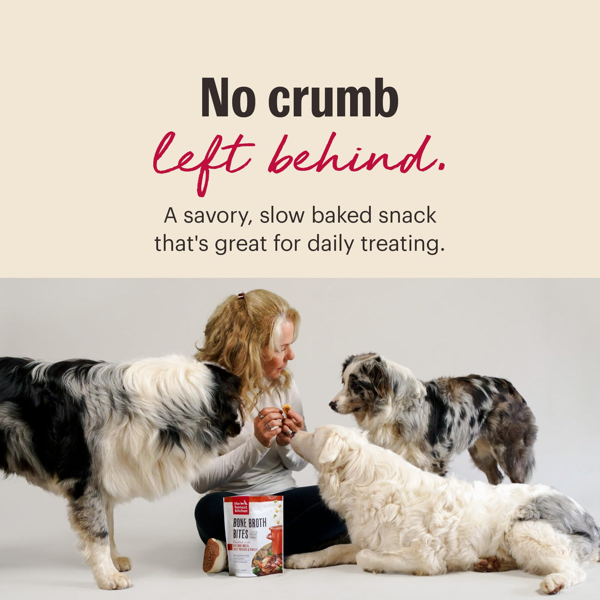 Grain Free Beef Bone Broth Sweet Potato Dog Treats 8 oz L6427