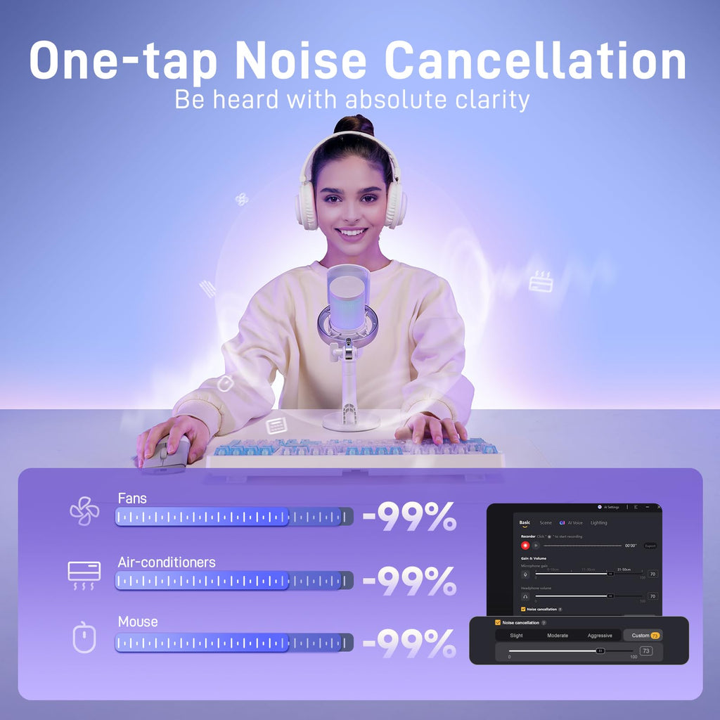 Wireless Condenser Microphone with Boom Arm G82658