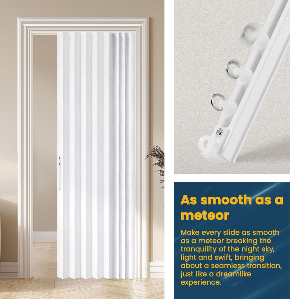 Blackout Magnetic Door Curtain 72W x 79 L White G89763