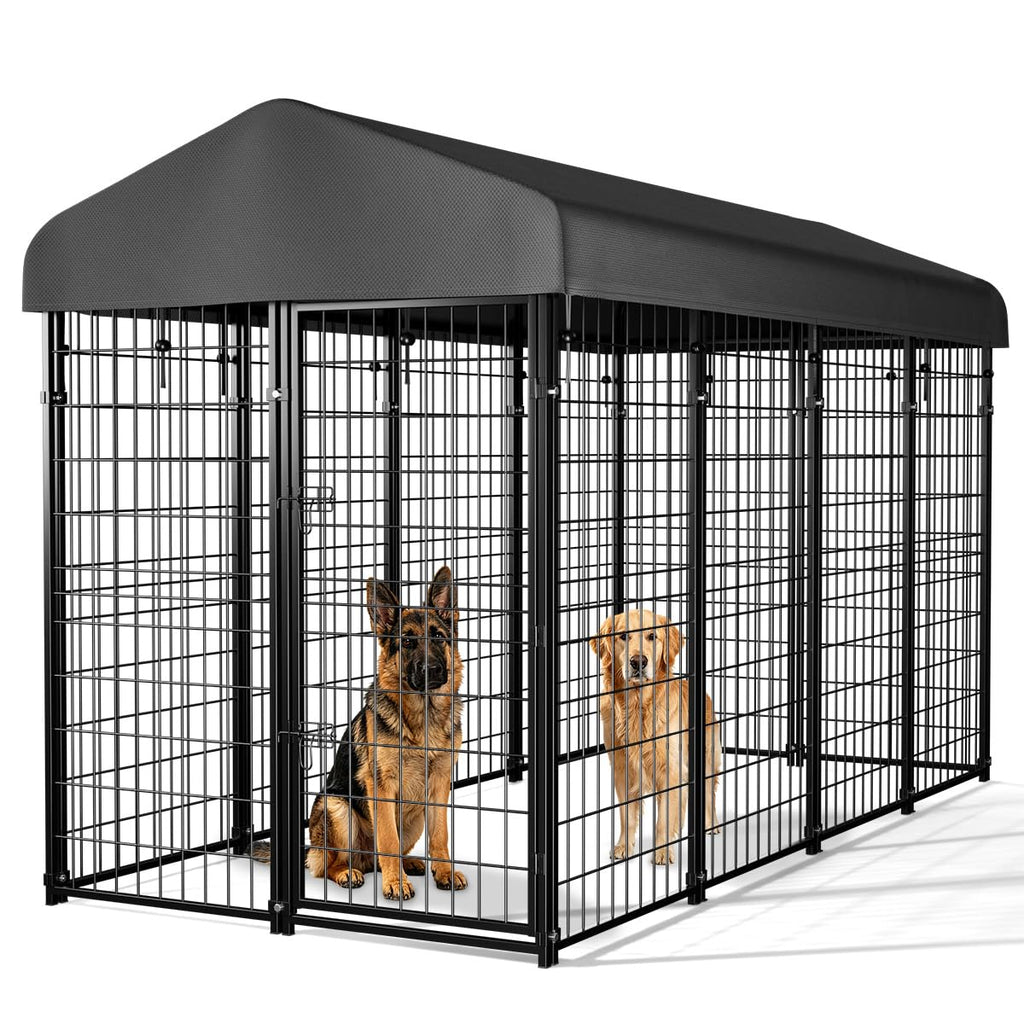 8'x6'x4' Outdoor Dog Kennel with Roof Y2369