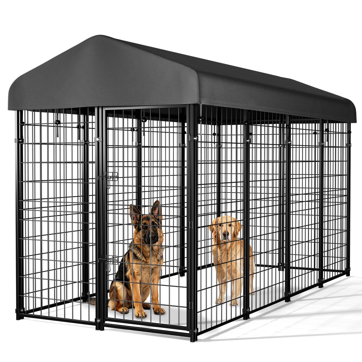 8'x6'x4' Outdoor Dog Kennel with Roof Y2369