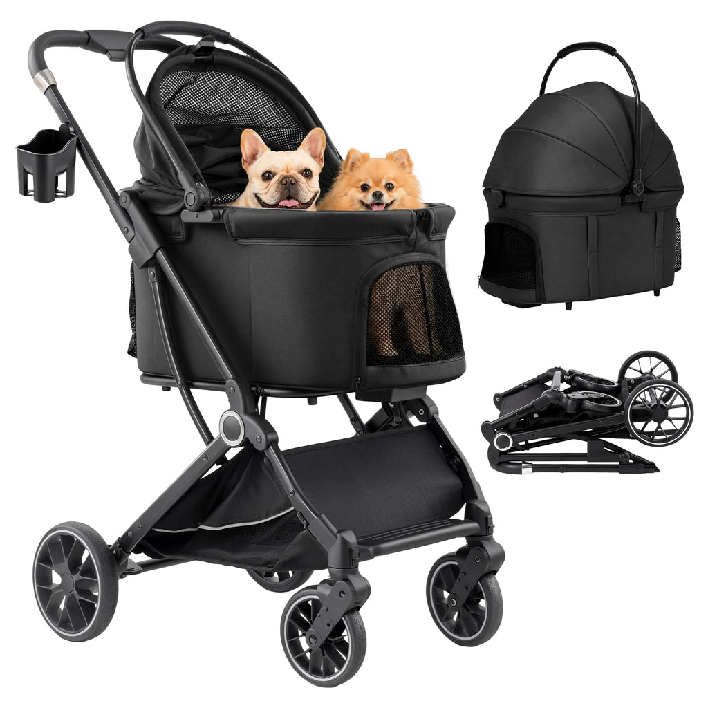 3-in-1 Pet Stroller Black W21696