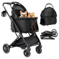 3-in-1 Pet Stroller Black W21696