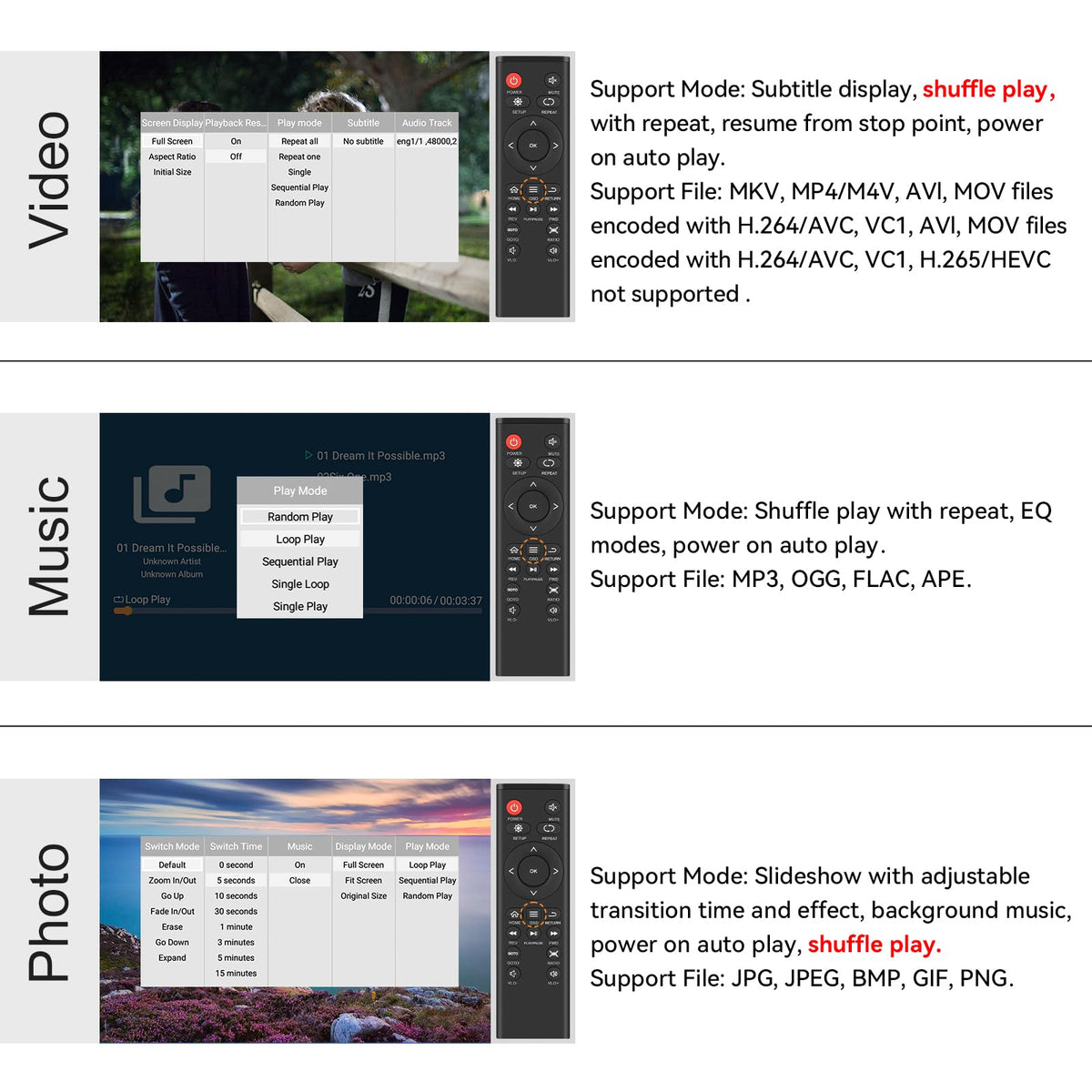 Mini 1080p HDMI Media Player U733853