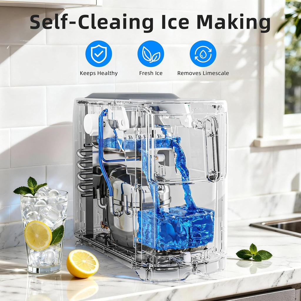 Black Countertop Ice Maker Machine Z9505